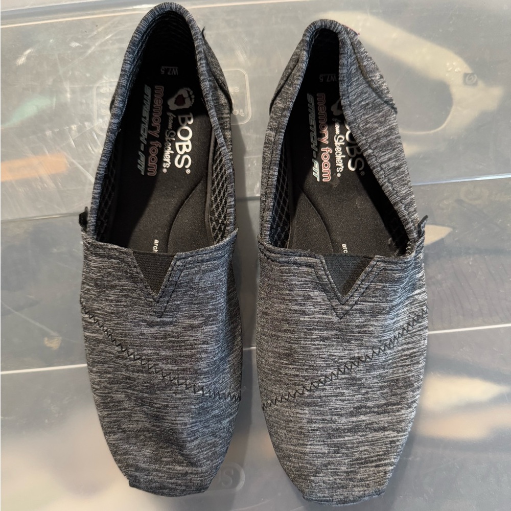 BOBS from Skechers Charcoal Slip-On Loafers